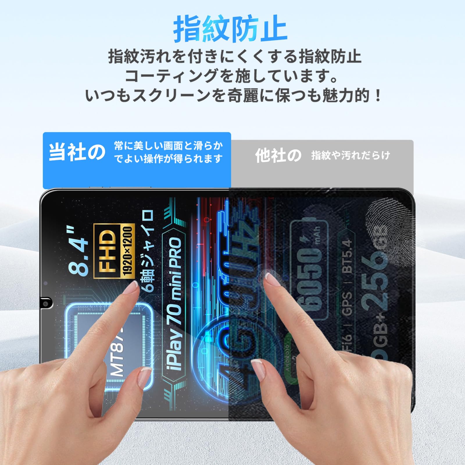 Amazon.co.jp: For ALLDOCUBE iPlay 70 mini Pro 用 フィルム 保護